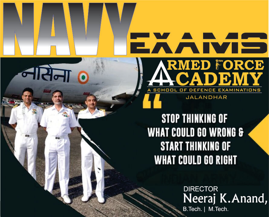 Indian Navy Exams coaching in jalandhar neeraj anand classes